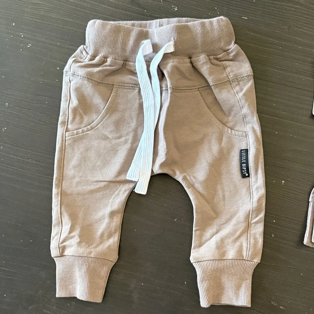 Little Bipsy Tan Hoodie and Jogger Set - Picture 5 of 5